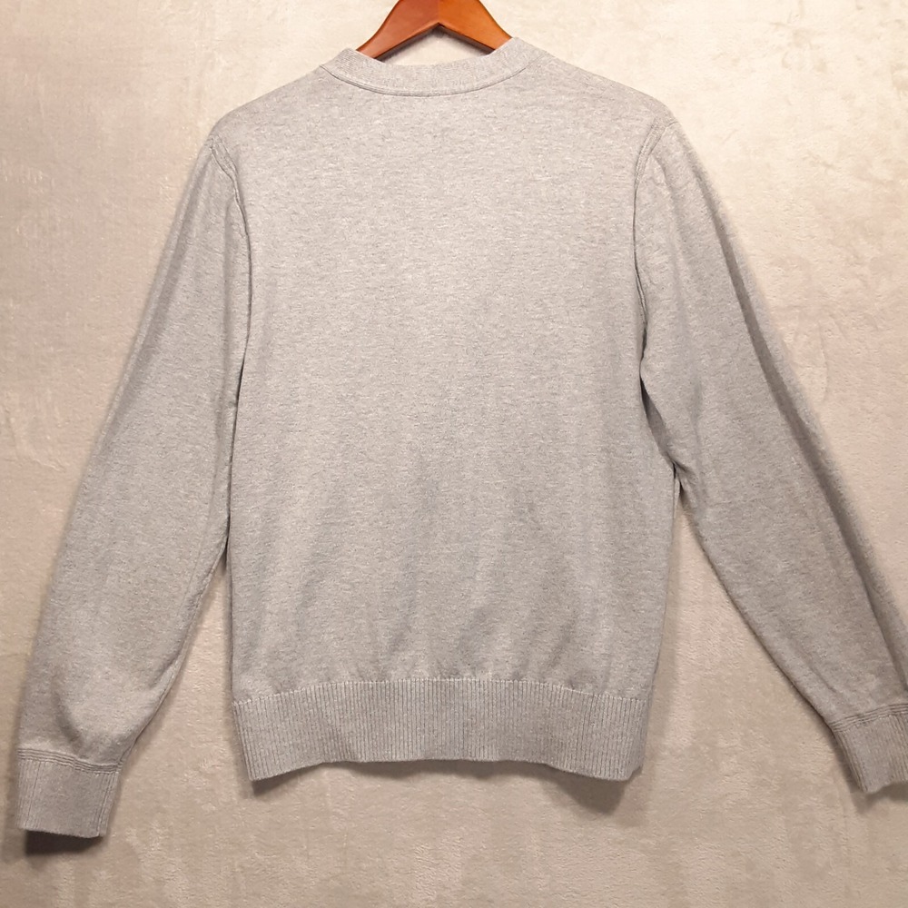 Gap Mens Cardigan Button Down Sweater Sz.Med./Gray Heather/Gap for Good - Picture 2 of 8